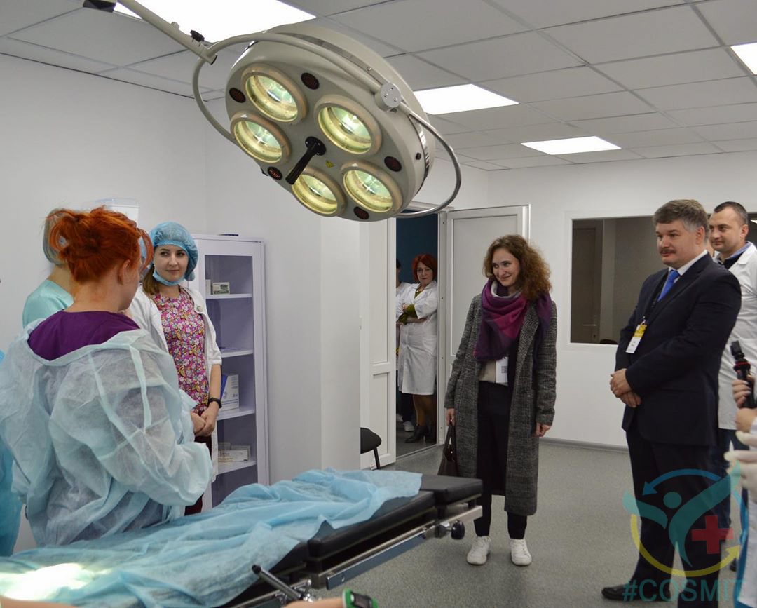 Візит заступника Міністра охорони здоров‘я Младена Качурець Симуляційний центр БДМУ COSMIT