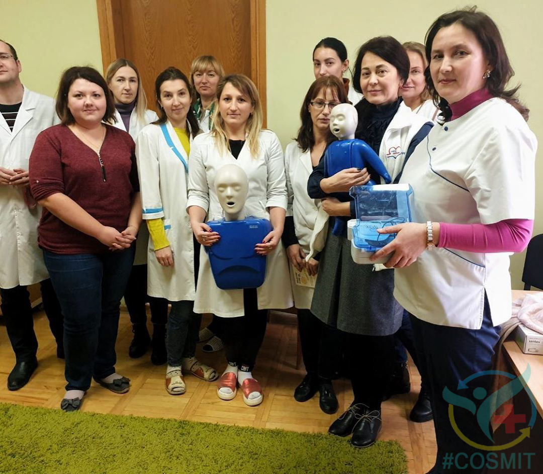 Симуляційний центр БДМУ COSMIT Тренінг BLS для лікарів та медсестер Обласної дитячої клінічної лікарні